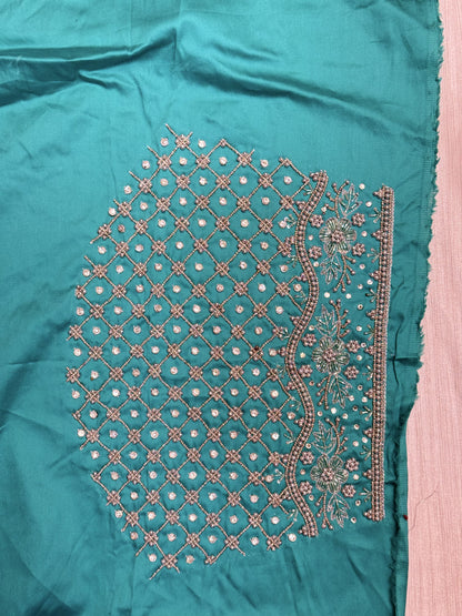 Rama Green Hand Work Blouse