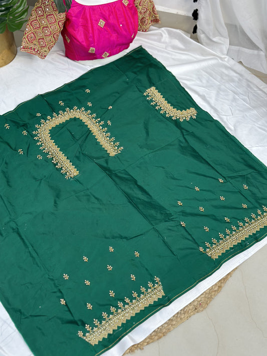 Green Hand Work Blouse