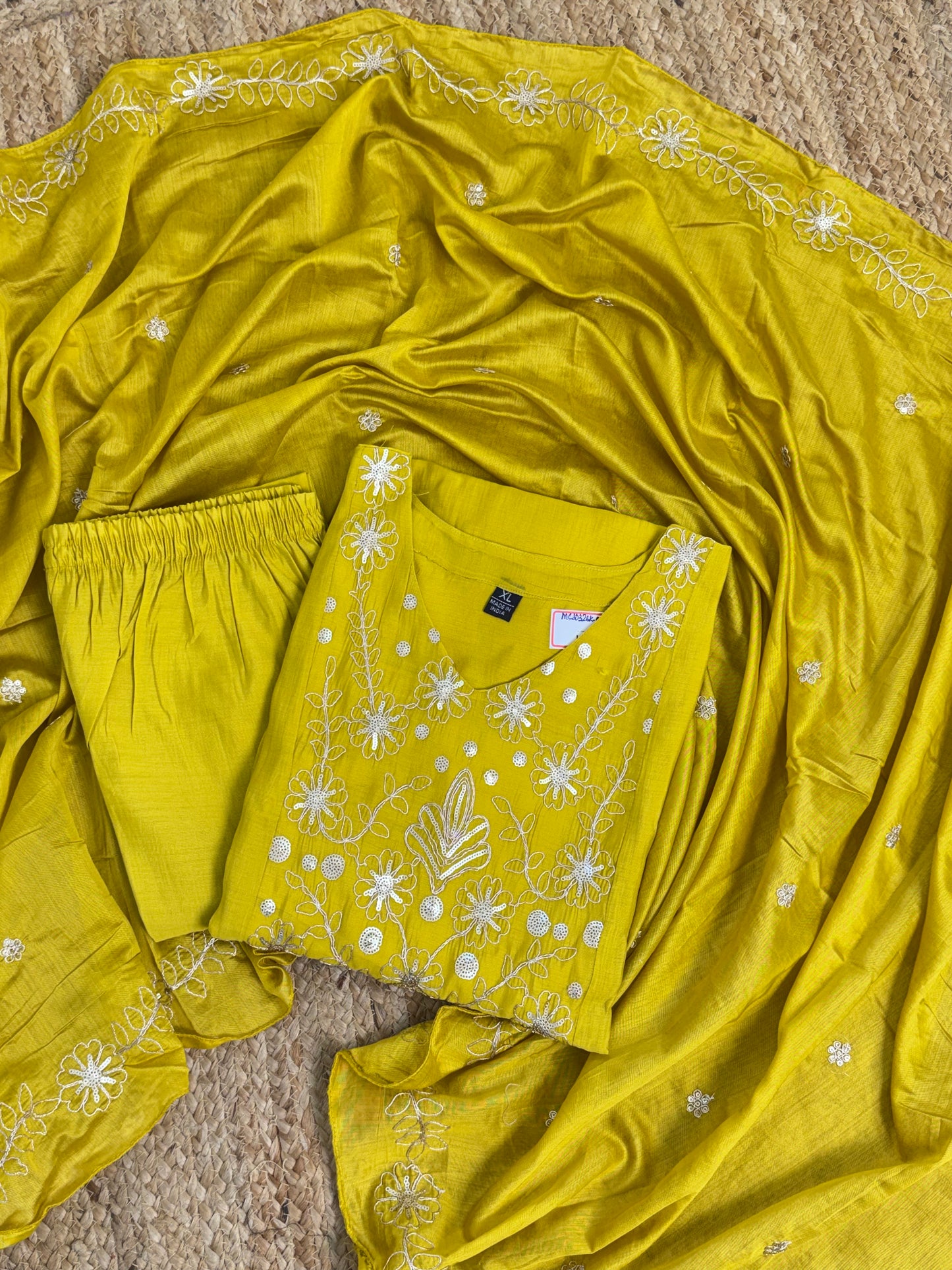 Yellow Kurti Set