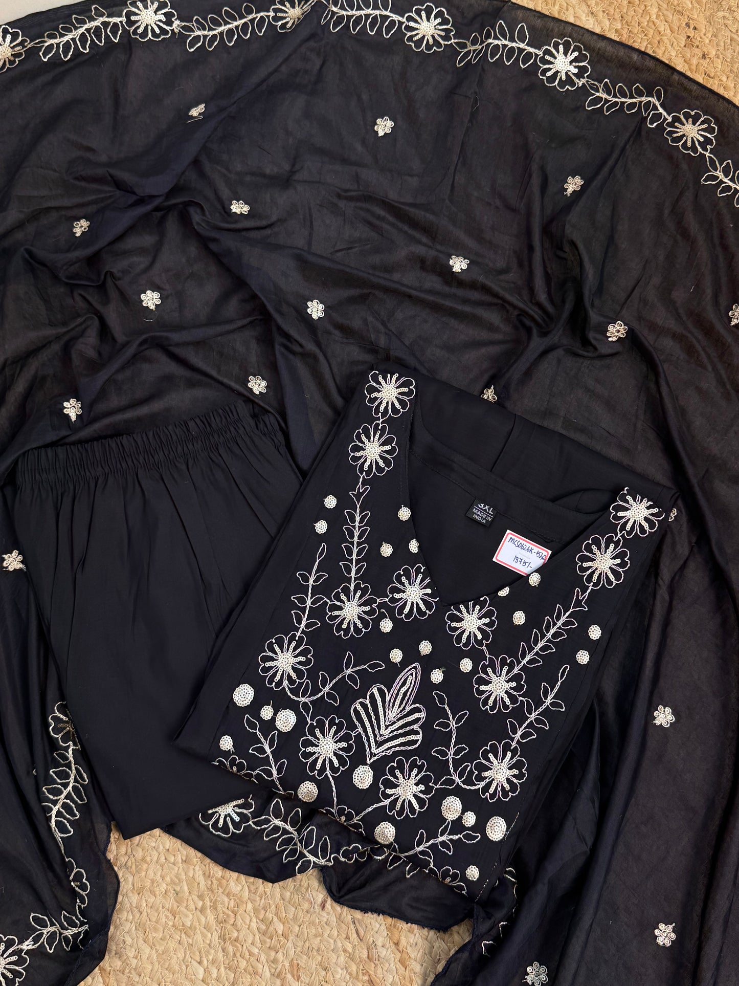 Black Kurti Set