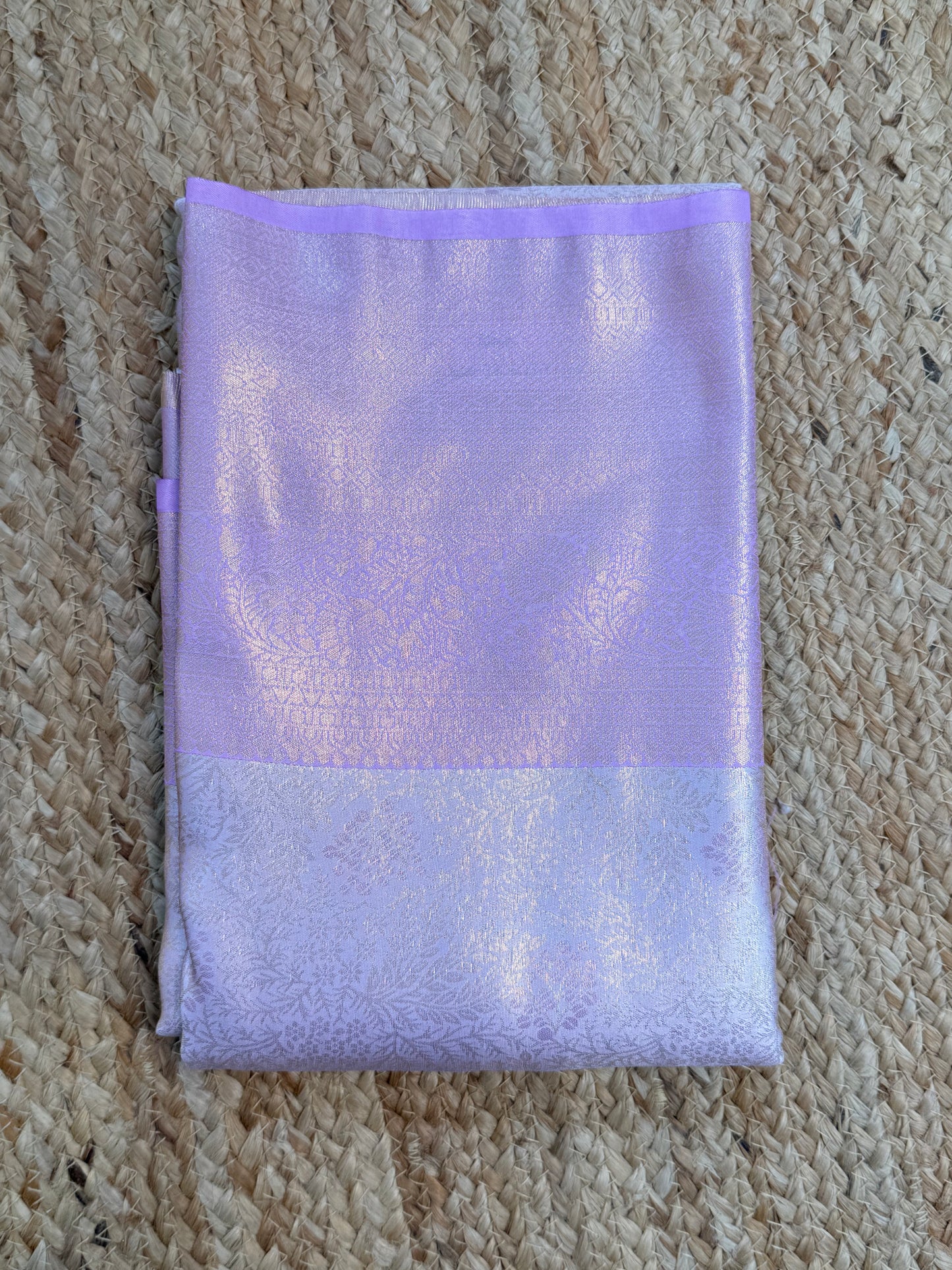 Lavendar Tissue Saree