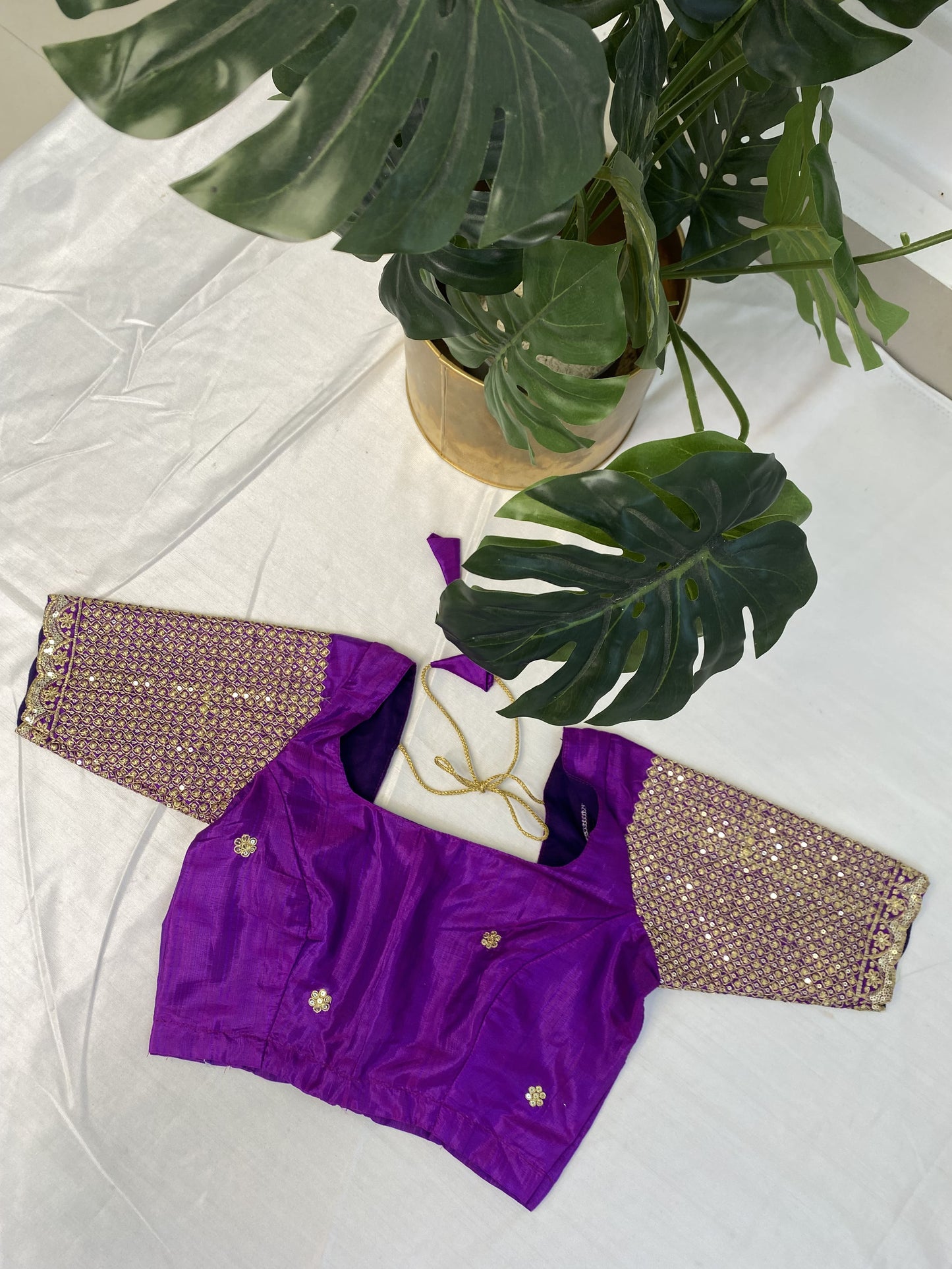 Purple Ready to Wear Blouse