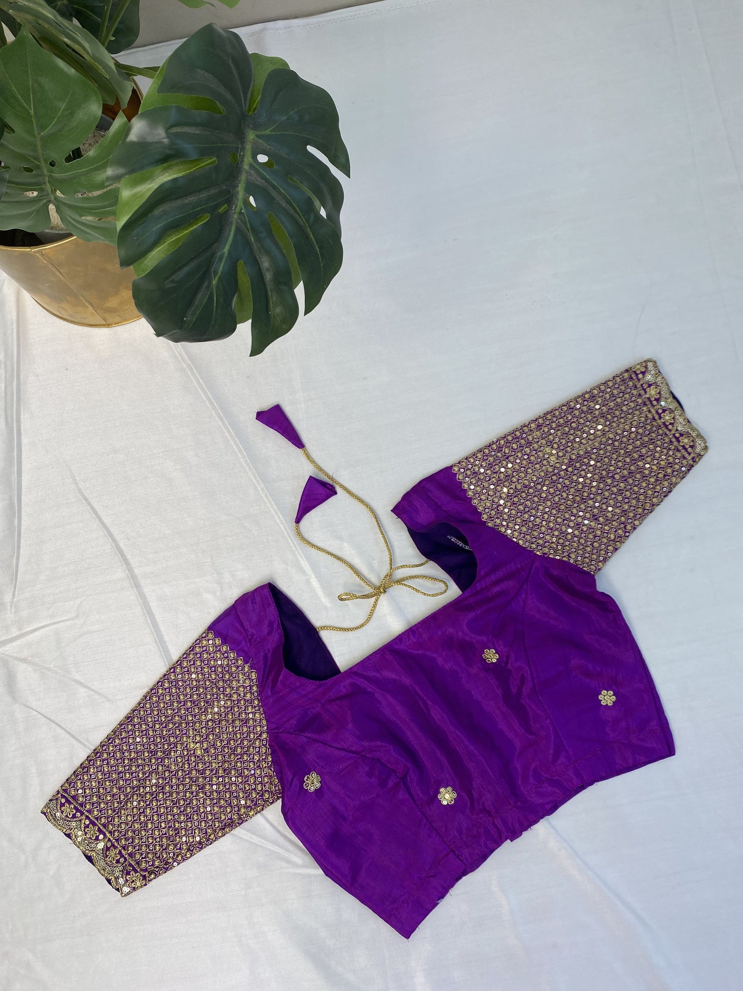 Purple Ready to Wear Blouse