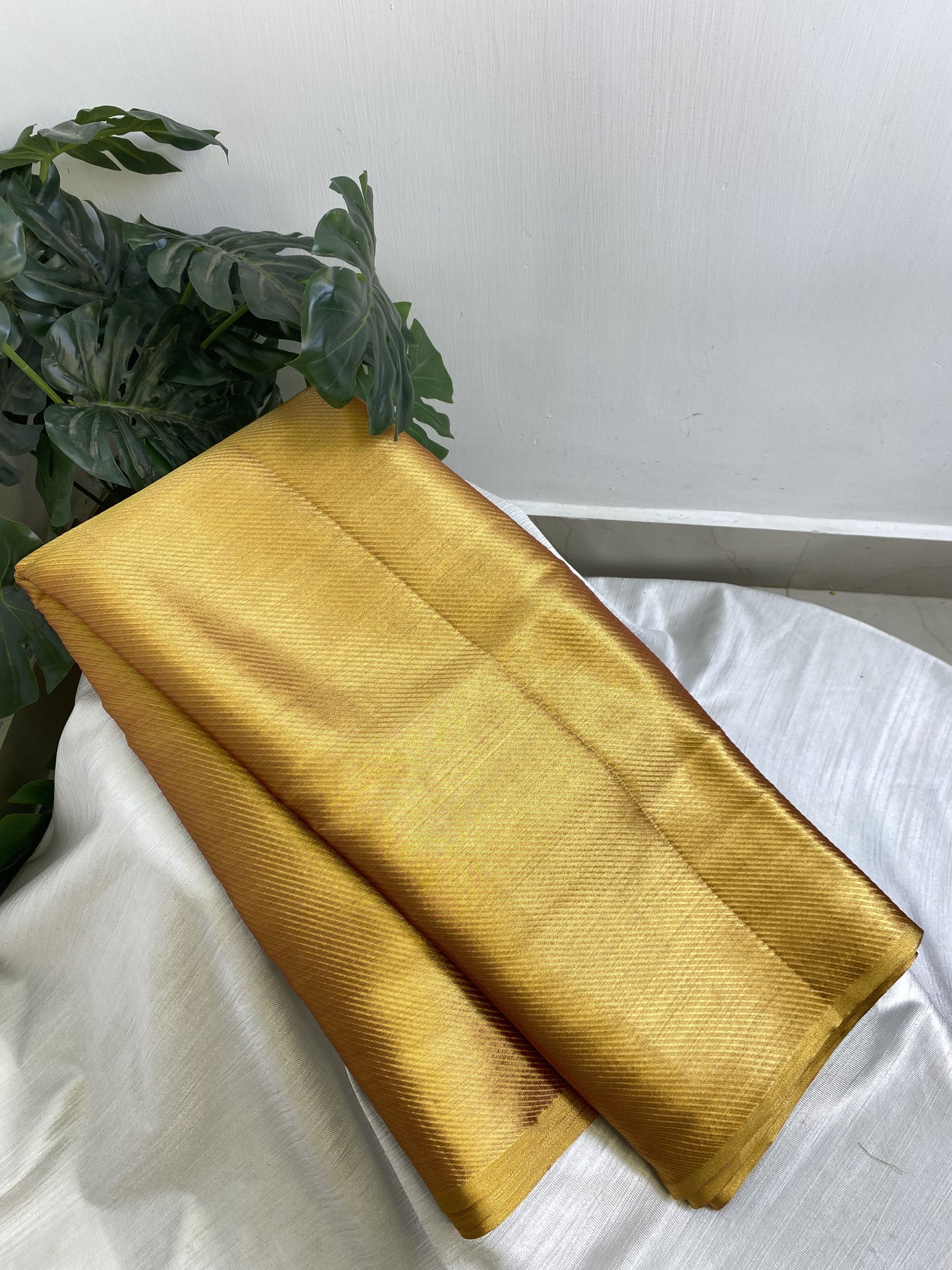 Jothika Golden Pink Tissue Saree