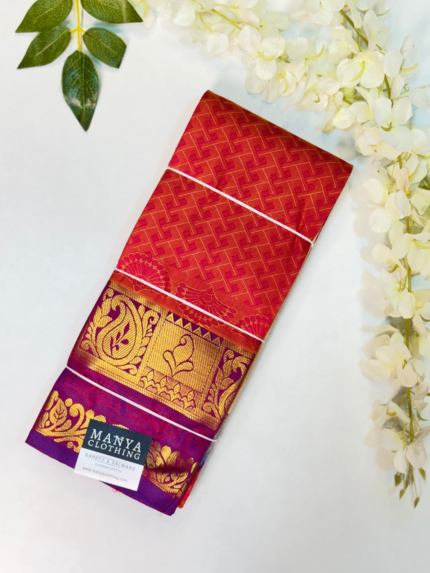 pink Semi Silk Saree