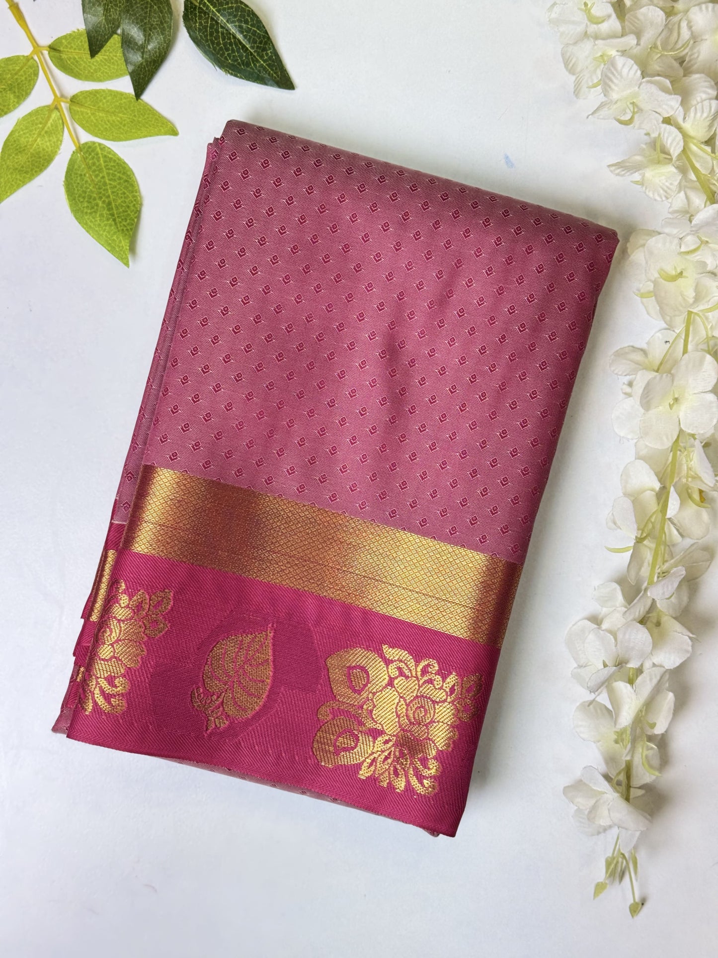 Magenta Semi Silk Saree