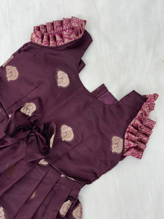 Meroon Baby Frock