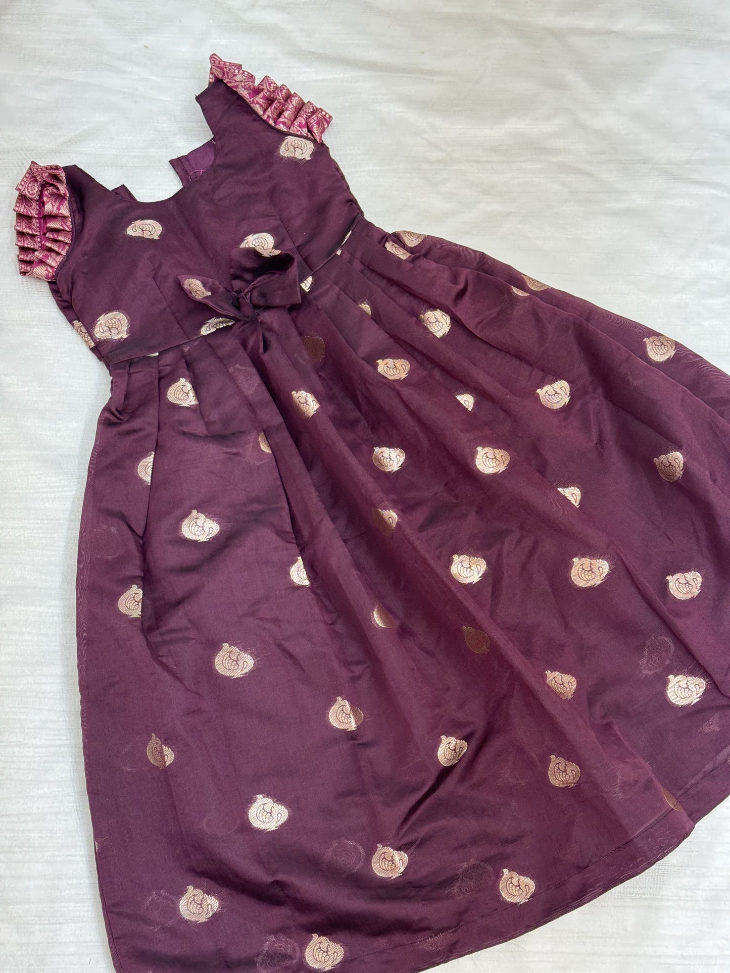 Meroon Baby Frock