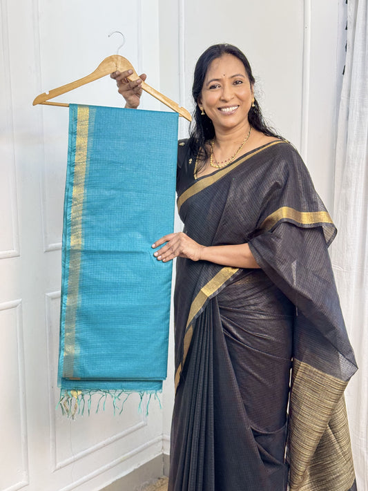 RamaGreen Kota Cotton Sarees