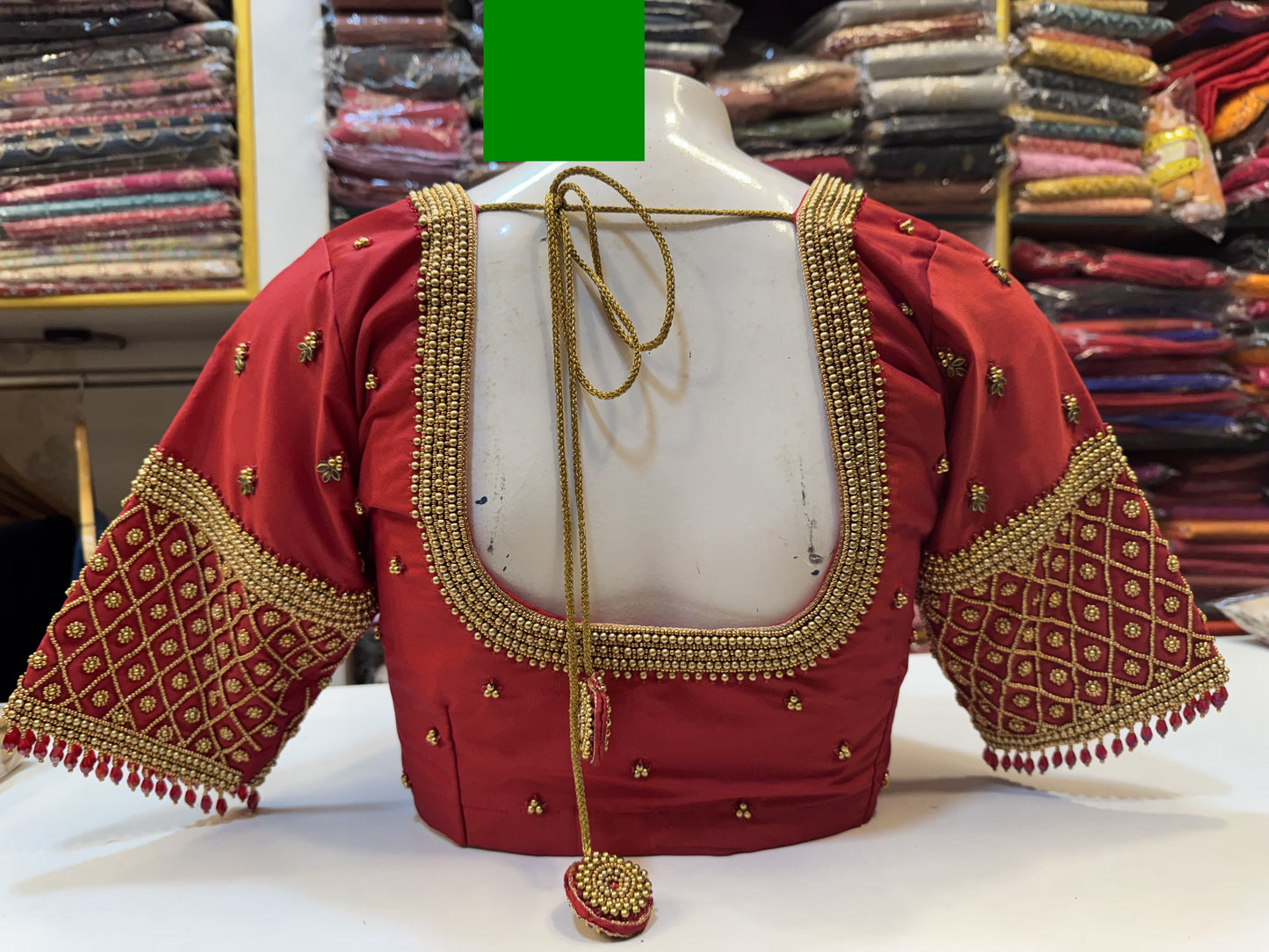 Maroon Ready to Wear Blouse