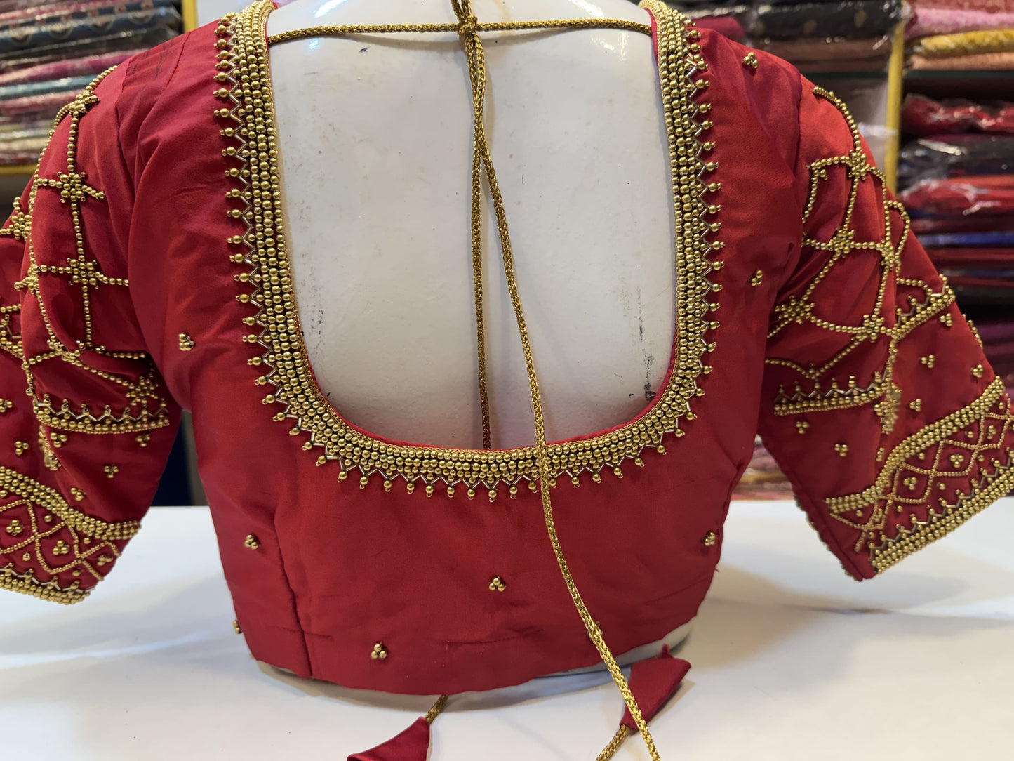 Maroon Ready to Wear Blouse