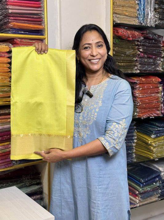 Elachi Green Semi Tussar Saree