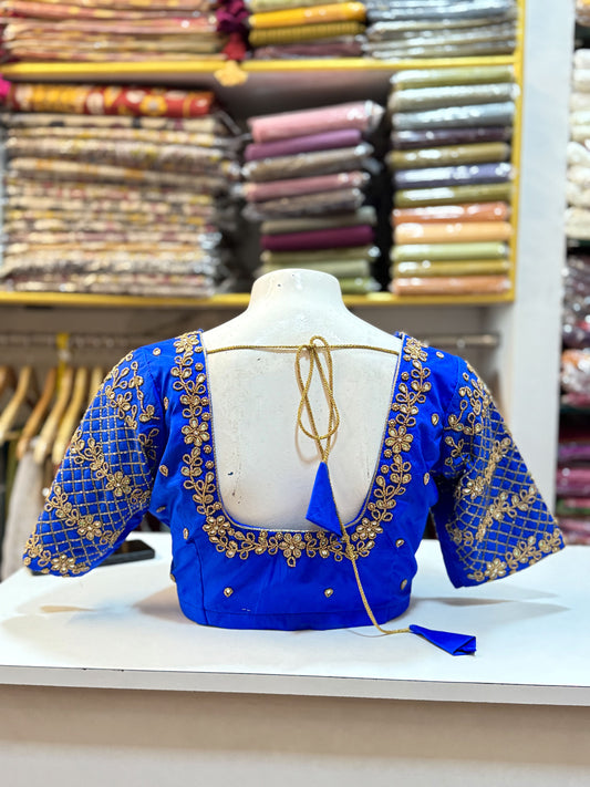 Royal-Blue Ready to Wear Blouse