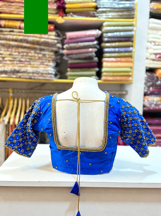 Royal-Blue Ready to Wear Blouse