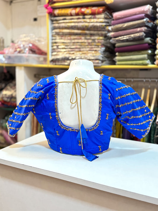 Royal-Blue Ready to Wear Blouse