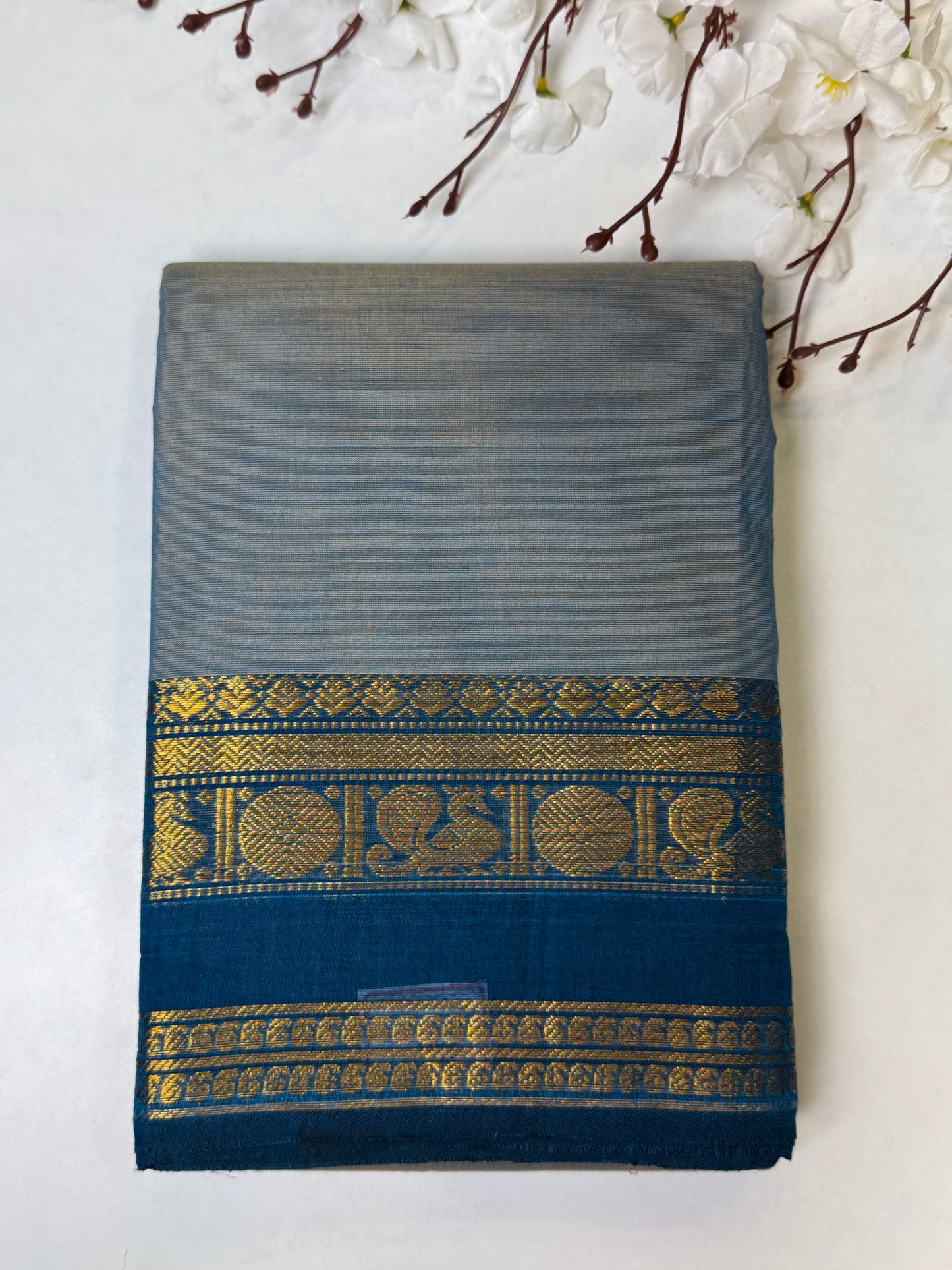 Grey Chettinad Cotton