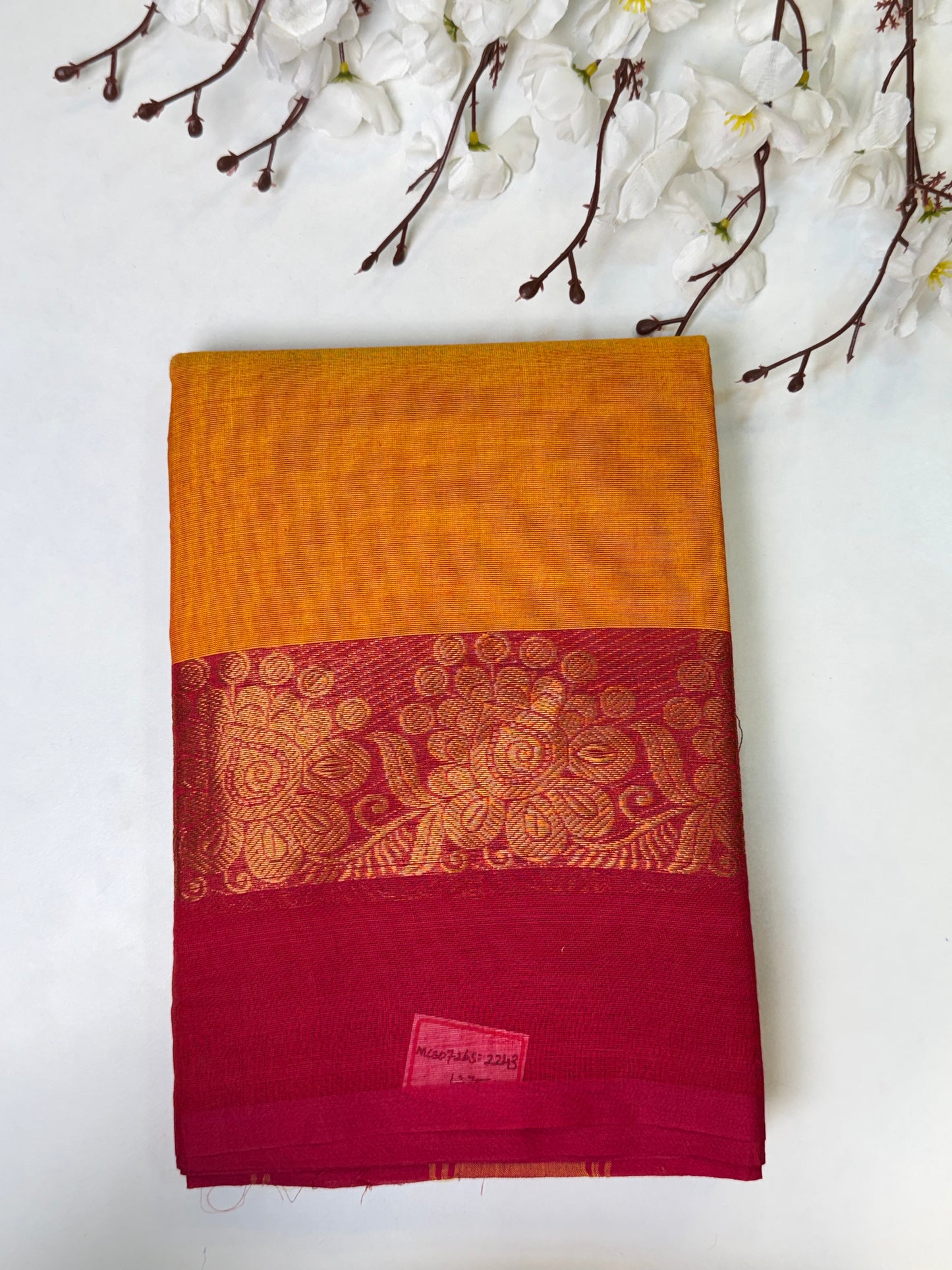 Yellow Chettinad Cotton