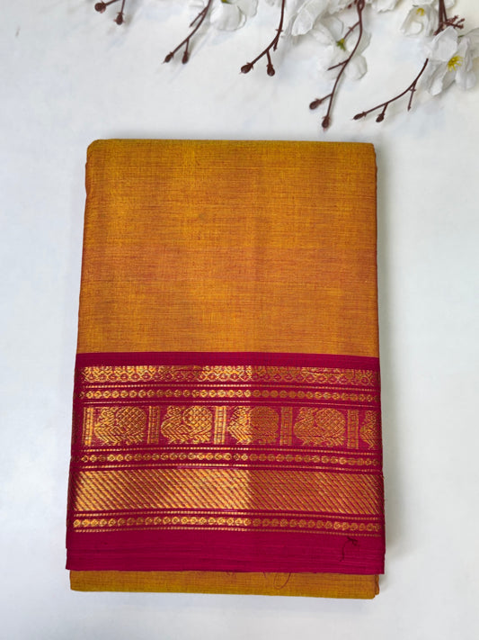 Yellow Chettinad Cotton