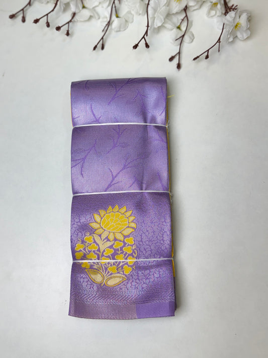 Lavendar Kanchi Tissue-Soft Silk Saree