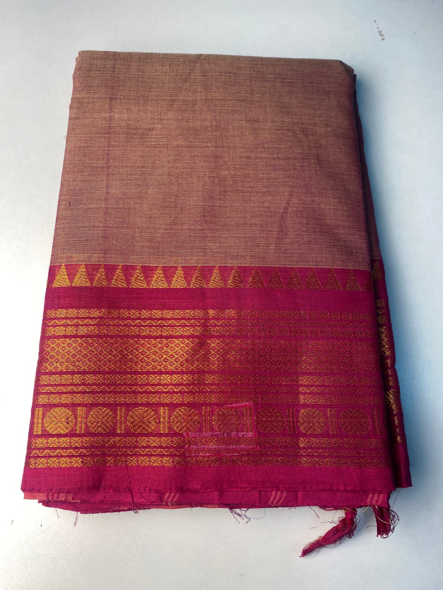 Pastel Pink Chettinad Cotton