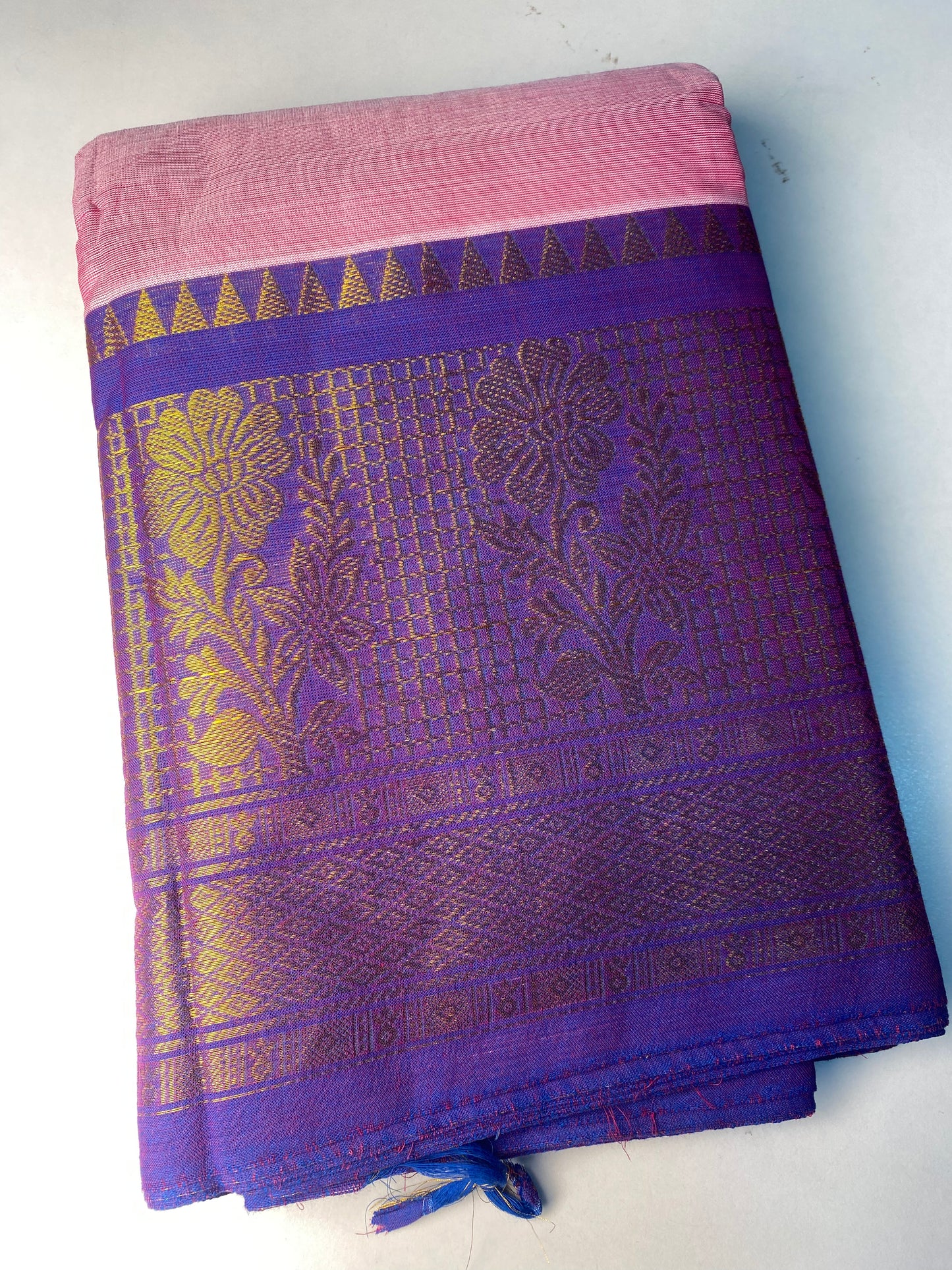 Light Pink Chettinad Cotton