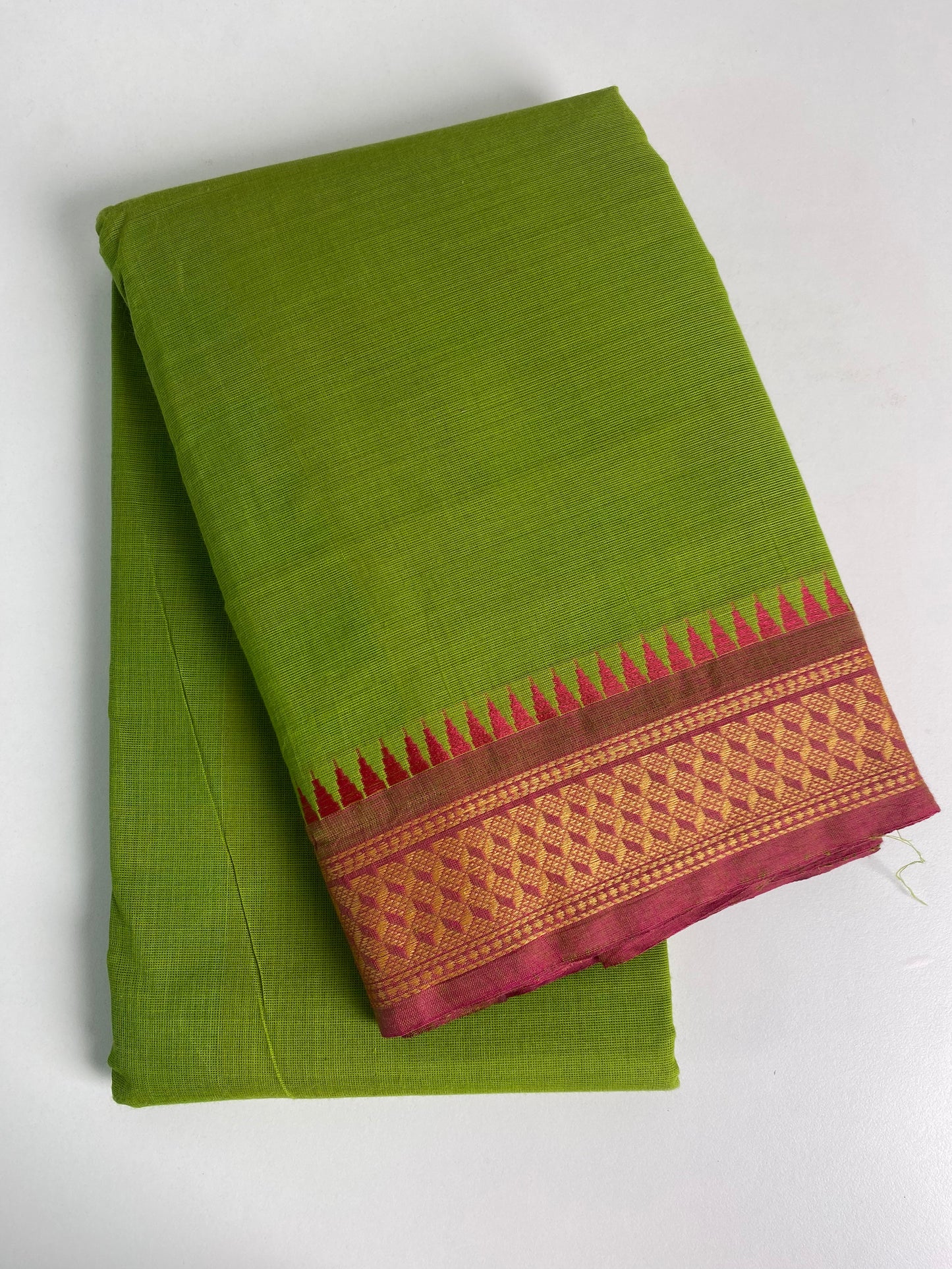 Light Green Cotton Saree