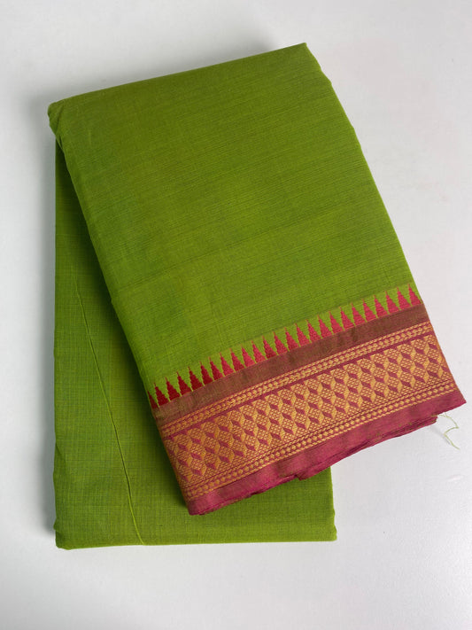 Light Green Cotton Saree