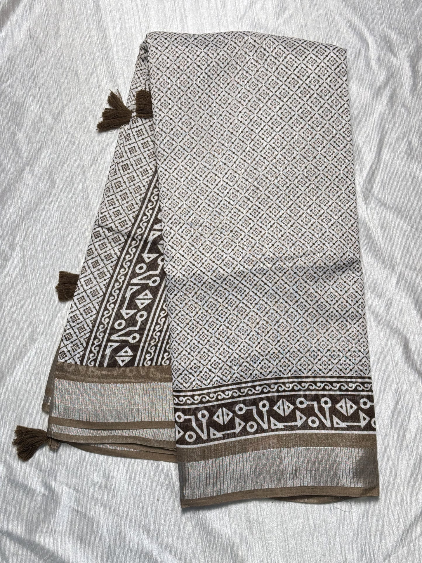 Jute Linen Saree