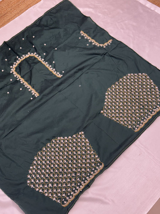 Black Hand Work Blouse