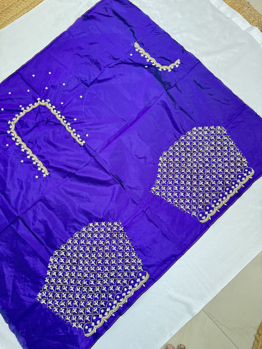 Navi Blue Hand Work Blouse