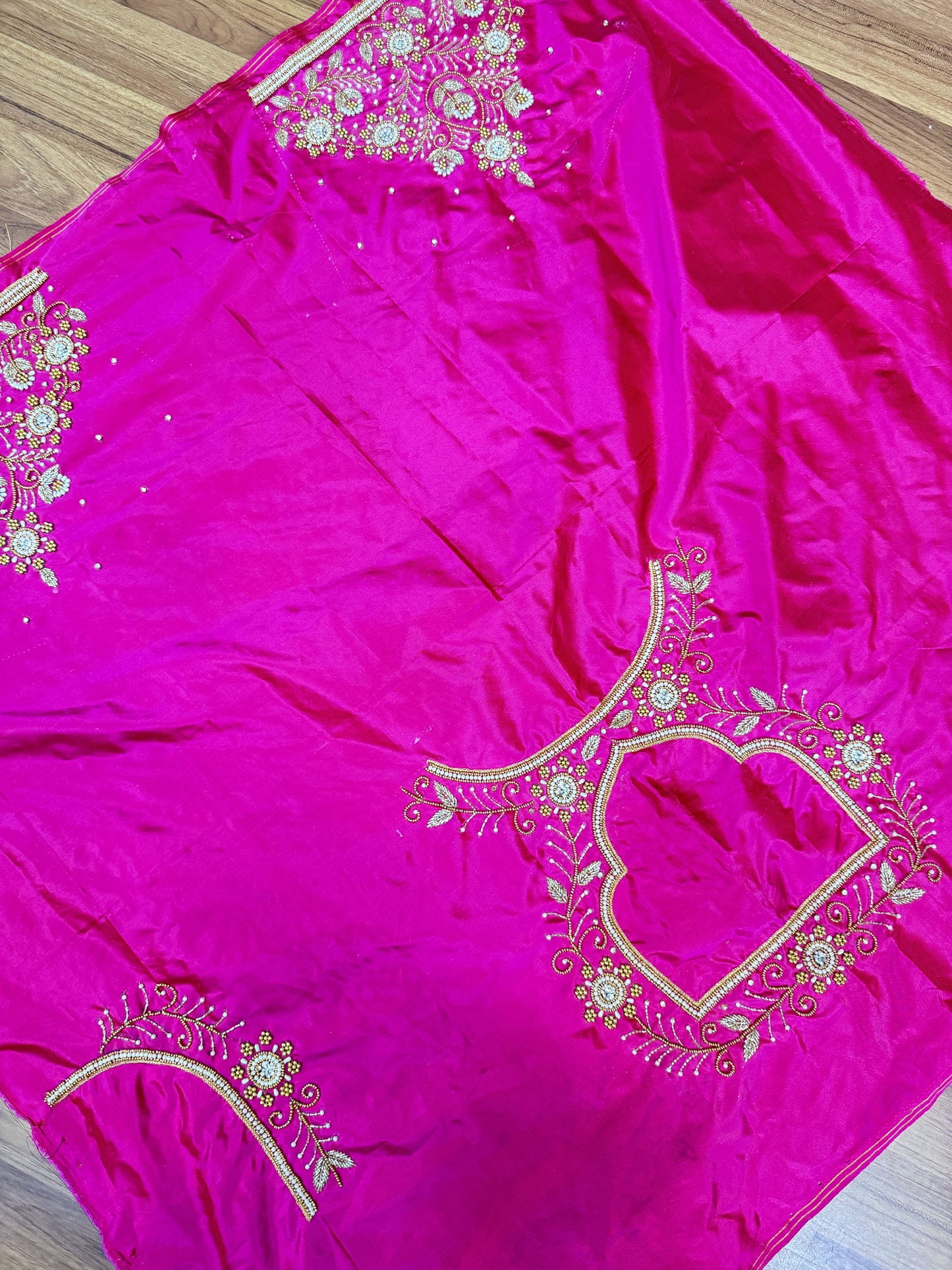 Pink Hand Work Blouse