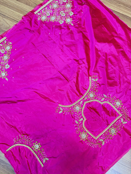 Pink Hand Work Blouse