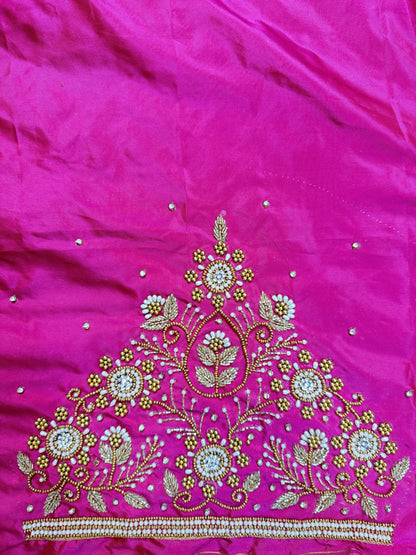 Pink Hand Work Blouse