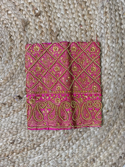 Pink Machine Work Blouse