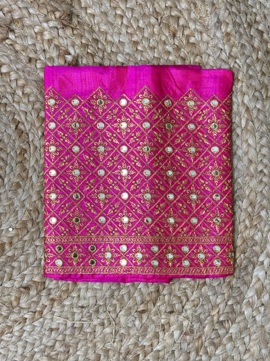 Pink Machine Work Blouse