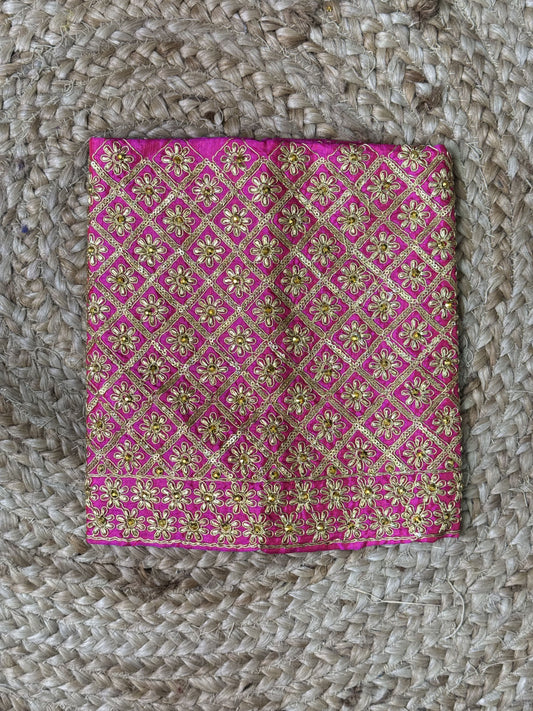 Pink Machine Work Blouse