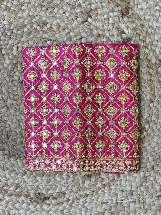 Pink Machine Work Blouse