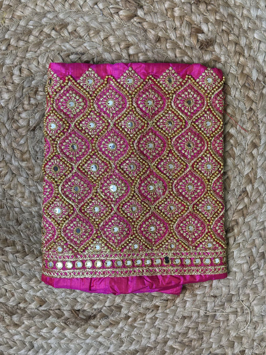 Pink Machine Work Blouse