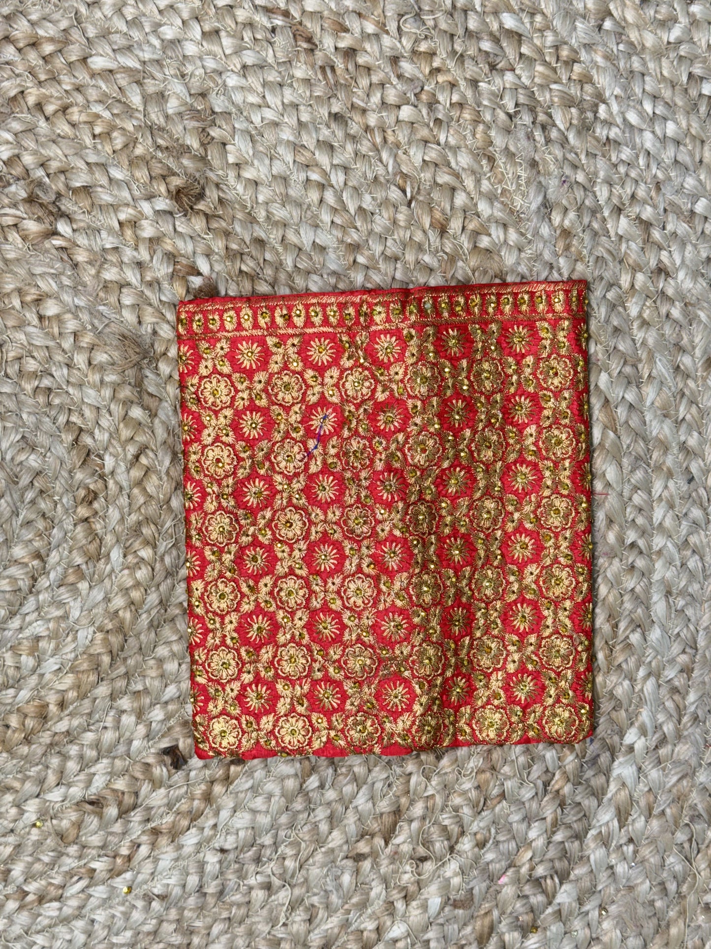 Red Machine Work Blouse