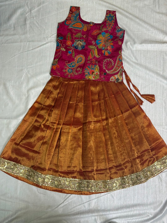 Pink & Orange Baby Dress