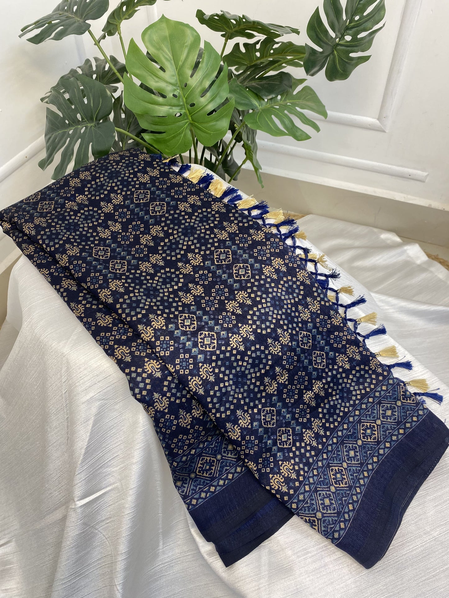 Navi Blue Era Silk Saree