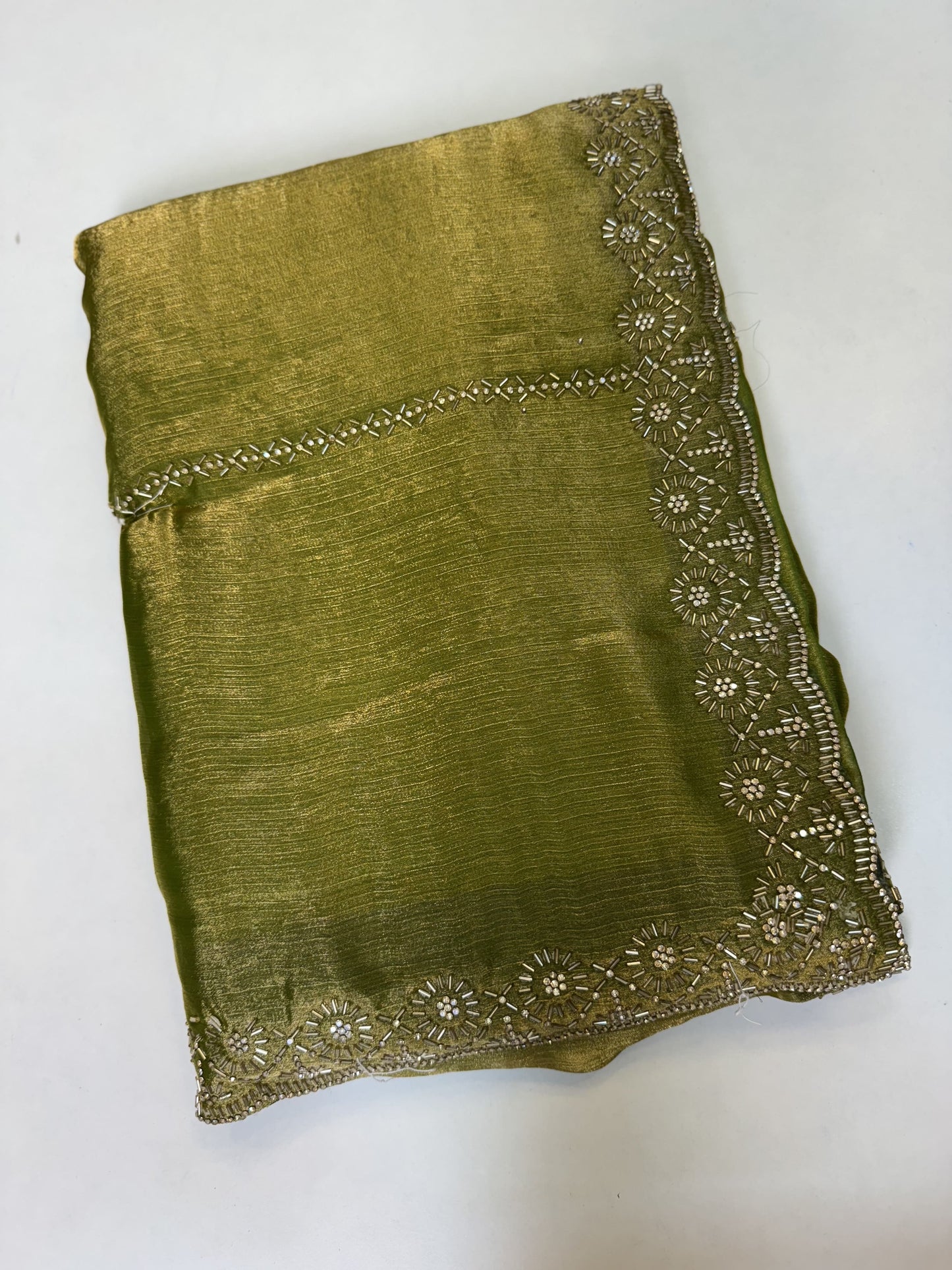 Green Space Silk Designer Saree