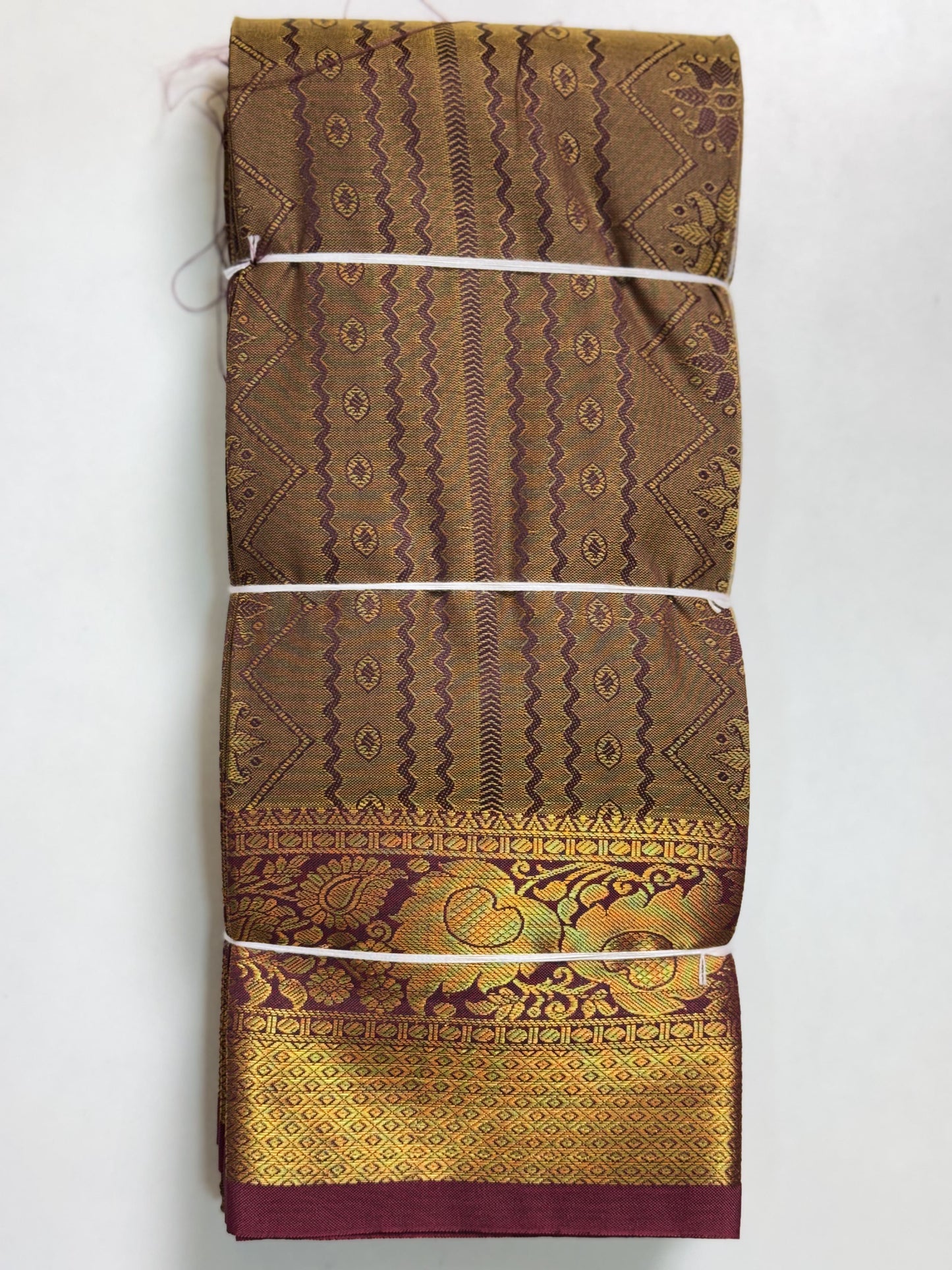 Brown Semi Silk Saree