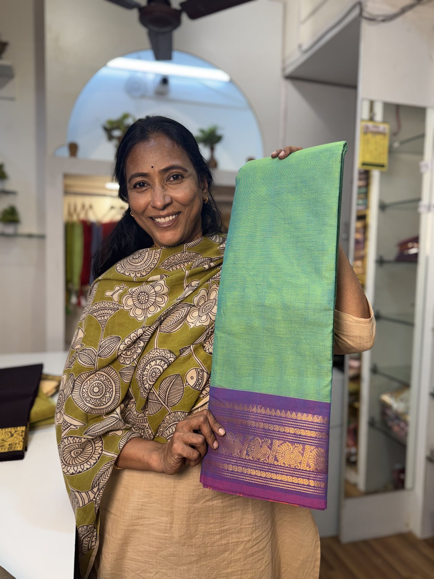 Green Chettinad Cotton