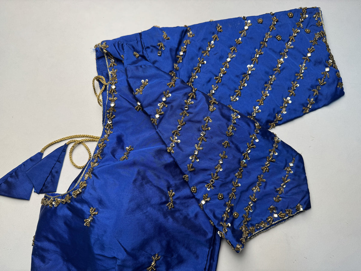 Royal-Blue Ready to Wear Blouse