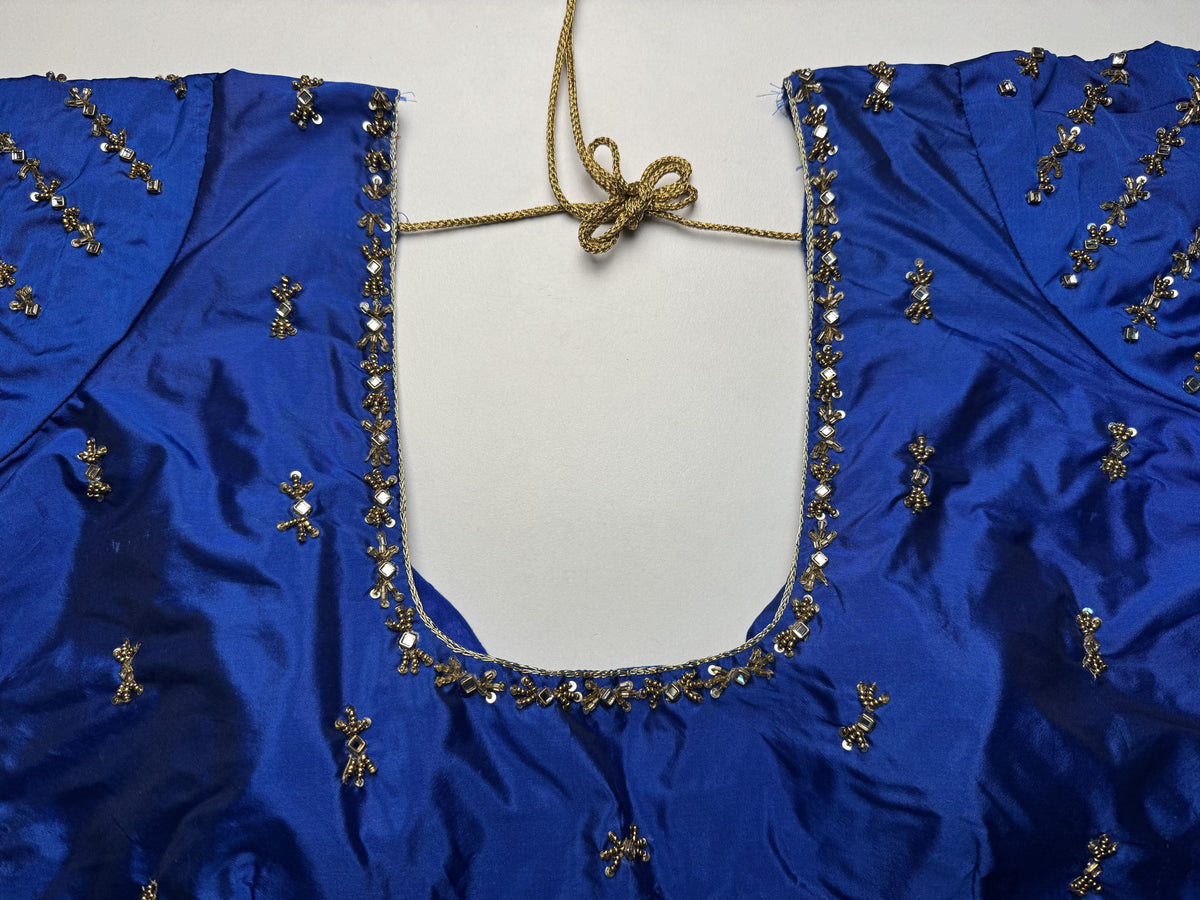 Royal-Blue Ready to Wear Blouse
