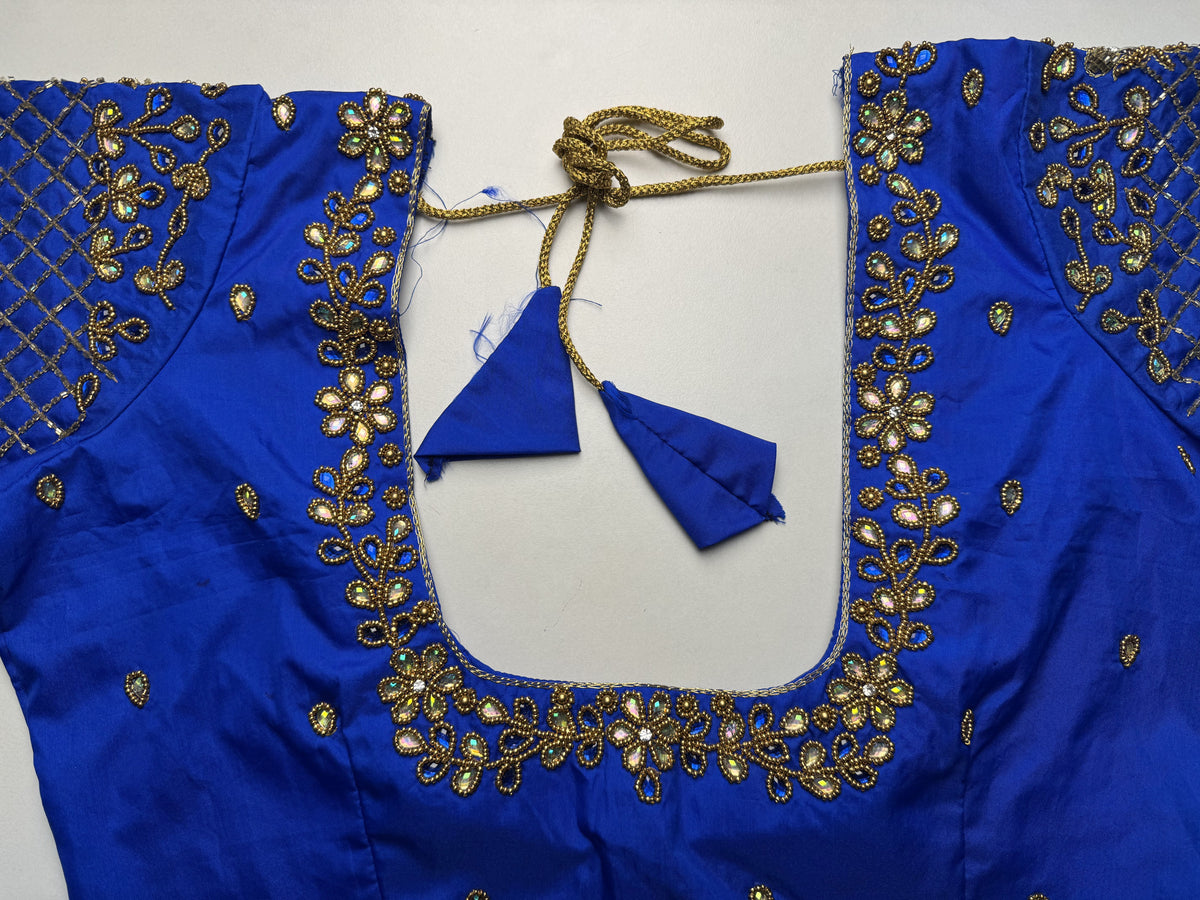 Royal-Blue Ready to Wear Blouse