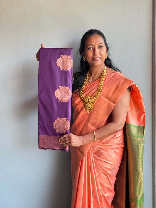 Purple Soft Silk Saree