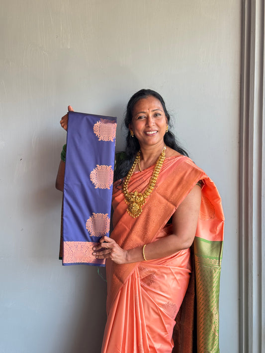 Blue Soft Silk Saree