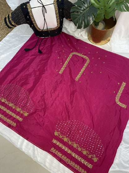 Pink Hand Work Blouse